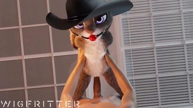 Bratty Officer Judy Hopps Gets Dominated By Wigfitter in a Wet T-Shirt Contest