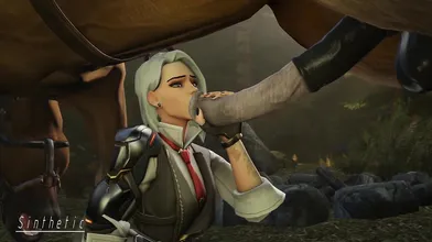 Watch Ashe getting a fresh protein shake! This synthetic R18 hentai video will leave you breathless