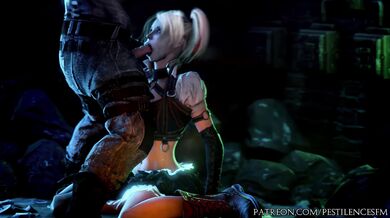Rebel Cumshot: Harley Quinn Gets For*ced By Pestilence in SFM