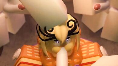 Watch as Azoukl gets a Roblox blowjob in this hot porn video!