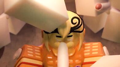 Watch as Azoukl gets a Roblox blowjob in this hot porn video!