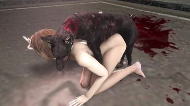 The zombified doggo and Jill become one in a steamy, passionate encounter amidst the chaos of a post-apocalyptic world