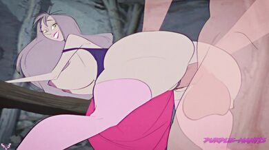 A hot mom gets fucked by two horny guys in her cozy cottage, while her son watches from the other room