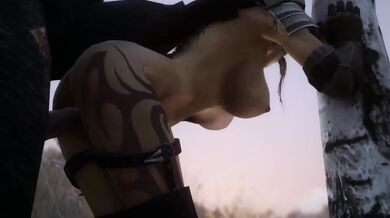 The Mighty Werebear Claims the Elven Spy as His Mate in this Hentai Video by IzzyGuy1234!