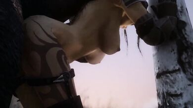 The Mighty Werebear Claims the Elven Spy as His Mate in this Hentai Video by IzzyGuy1234!