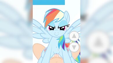 "Inside Rainbow Dash in 10 seconds flat! [Tridashie] (Game Preview)"