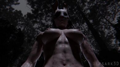 "Sultry Huntress in Lustful 3D Adventure with Ulfsarks"