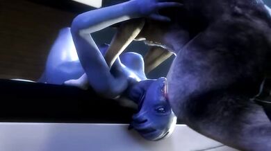 "The Incredible Love Affair of Liara and Her Beloved Dog Who Face Fucks Her!"