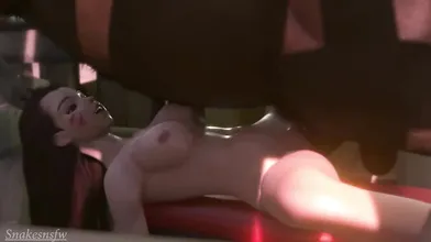 Overwatch's D.va indulges in a steamy equine romp!
