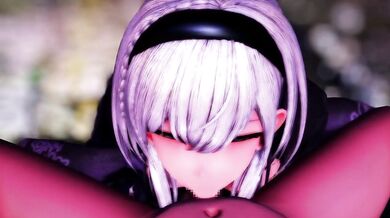 'Orcing the Angel: Mozuko and Shirogane Noel's Holo-Live Sexcapade'