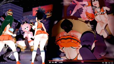 'Eternal Love: The Tale of Momo and Tsuyu Rescuing Mina from the Clutches of Nomus'