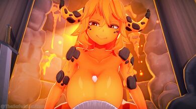 "[Anna and Anon, Sound)'s" Magma Slime Attack!