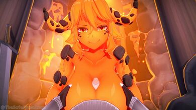 "[Anna and Anon, Sound)'s" Magma Slime Attack!