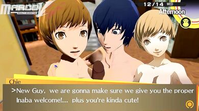 "Wild Wet Welcome to the Inaba Island Marco-sama!"