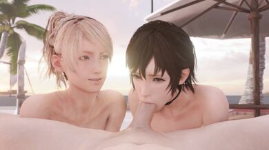 Hentai Porn: Beach Party - Final Fantasy XV (Uncensored Version)