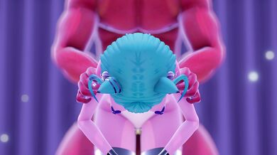 "Exploring the deepest depths of ecstasy, Rushia is back in another intense private room scene. This time with cat ears and nipple piercing."