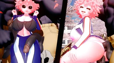 'Mina, Ashido and the Nekomus'