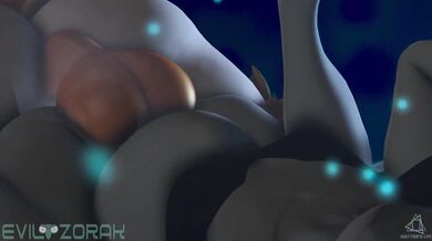 "The Backwoods Lumberjack and His Huge Black Stallion"