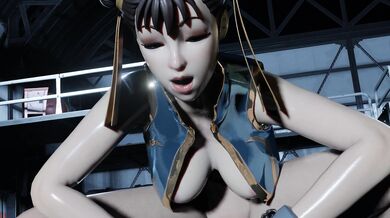 'Street Fighter Hentai: Chun Li riding her partner's character while fulfilling his every desire'