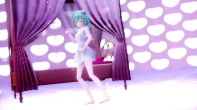 'Nude Neko Maid Loungewear Rushia Version 2 [No Clothes, Cat Ears & Tail]'