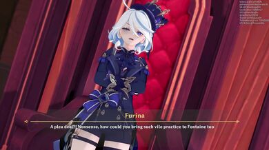 'A day in the life of Furina, the fontainous babe'