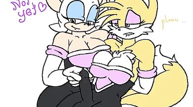 "Double Fisted: A Rouge and Futanari Tailspin"