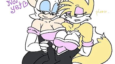 "Double Fisted: A Rouge and Futanari Tailspin"