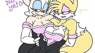 "Double Fisted: A Rouge and Futanari Tailspin"