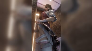 "Anal Queen Lili Stands on her Fucking Hole, Moaning Loudly"