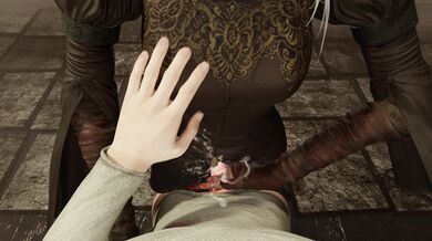 The sexy Firefighter's howling sex session in the forest with slow motion effects.