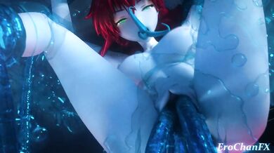 Watch as Rias Gremory takes on a new form, with tentacles and an underwater version that will leave you breathless.