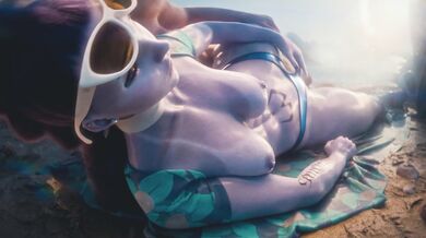 'Beach Babe Blowjob Bonanza Part 4: Widowmaker Loves the Sandy Shore [Hentai WM] [Nude Cream]'