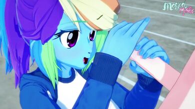 "Sexy Luna seduces you into her magic world with an orgasmic handjob (HentaiWonderland)"