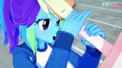 "Sexy Luna seduces you into her magic world with an orgasmic handjob (HentaiWonderland)"