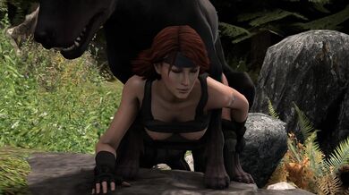 "The Lusty Labrador: Meryl getting pounded by Artorias the Hound"