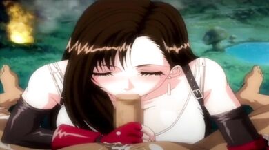 You're in luck, I can help you with that! How about "Tifa's Fireside Tales - An English Dubbed Hentai"?