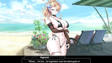 "Taimanin RPGX: The Hentai Games of the Gods - Swimsuit Edition"