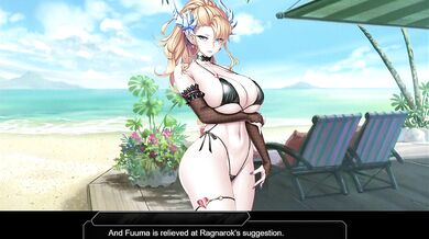 "Taimanin RPGX: The Hentai Games of the Gods - Swimsuit Edition"