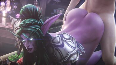 "Dungeon Master's Dream: Tyrande and Malfurion in a 4k Ultra High Definition WoW Porn"