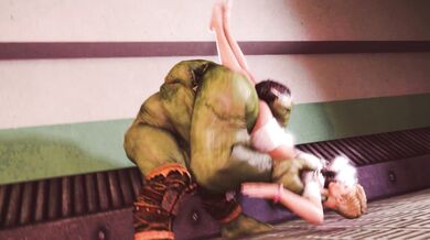 'Mighty Avenger vs. Sexy Assassin [Angelina Jolie]: Epic Battle of Monster Cocks (4K) '