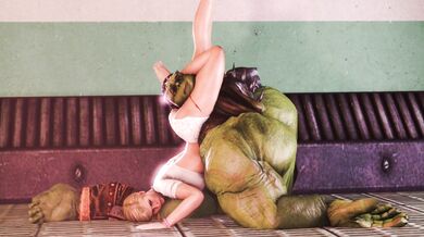 'Mighty Avenger vs. Sexy Assassin [Angelina Jolie]: Epic Battle of Monster Cocks (4K) '