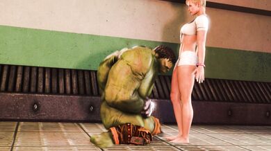 'Mighty Avenger vs. Sexy Assassin [Angelina Jolie]: Epic Battle of Monster Cocks (4K) '