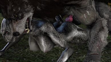 Argonian and Werewolf [Sex Position]