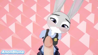 "Piggyback Ride - Officer Judy Hopps and Jessica Rabbit"