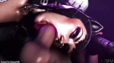 'The Naughty Night of the Superheroine: Catwoman's Deep Throat Escapades'