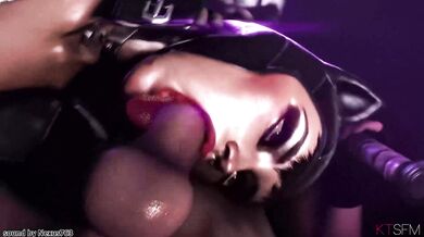 'The Naughty Night of the Superheroine: Catwoman's Deep Throat Escapades'