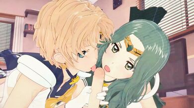 'The Sexy and Sensual Adventures of Michiru and Haruka (Neptune and Uranus) in the Koikatu Center'