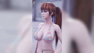 "Busty Kasumi in the Beach, Part 2 - The Ultimate Orgy!"