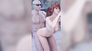 "Busty Kasumi in the Beach, Part 2 - The Ultimate Orgy!"
