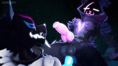 "A Ravenous Leader's Futa on Futa Hentai Adventure!"